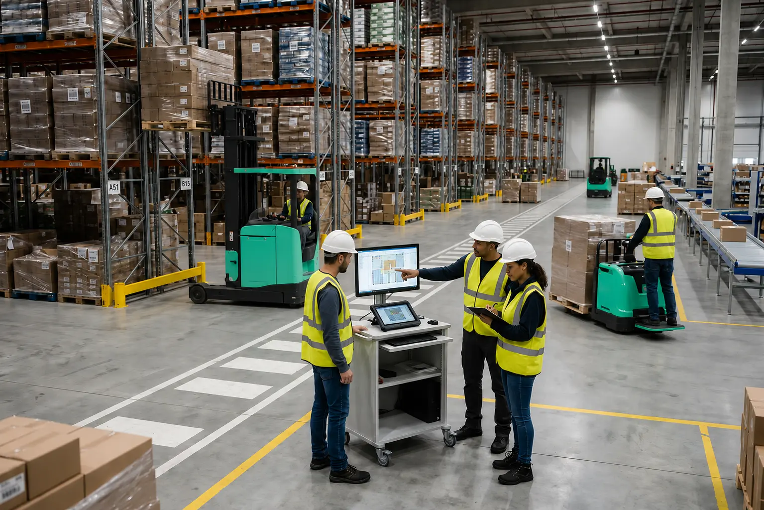 Logistiek magazijn