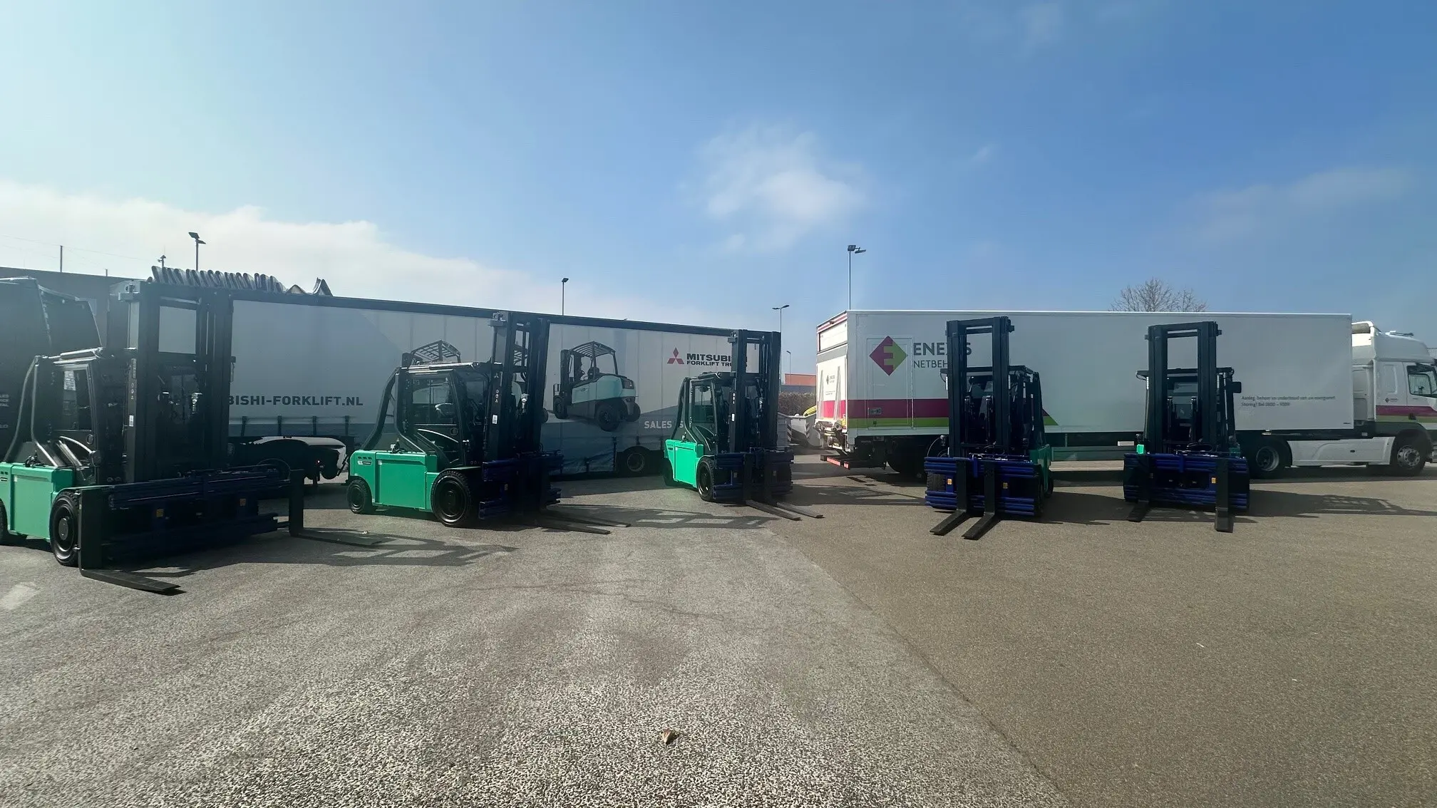 Enexis met logisnext trucks