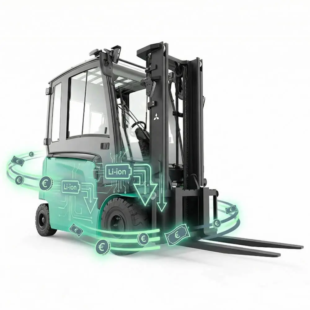 Li ion heftruck van Logisnext